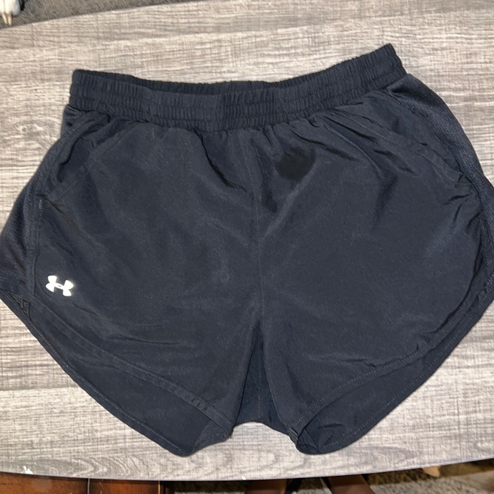 Black Under Armour running shorts